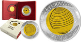 Solar System - Saturn, Niobium Silver $2 Palau - The Space Store