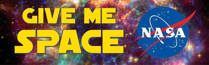 'GIVE ME SPACE'  Bumper Sticker - The Space Store
