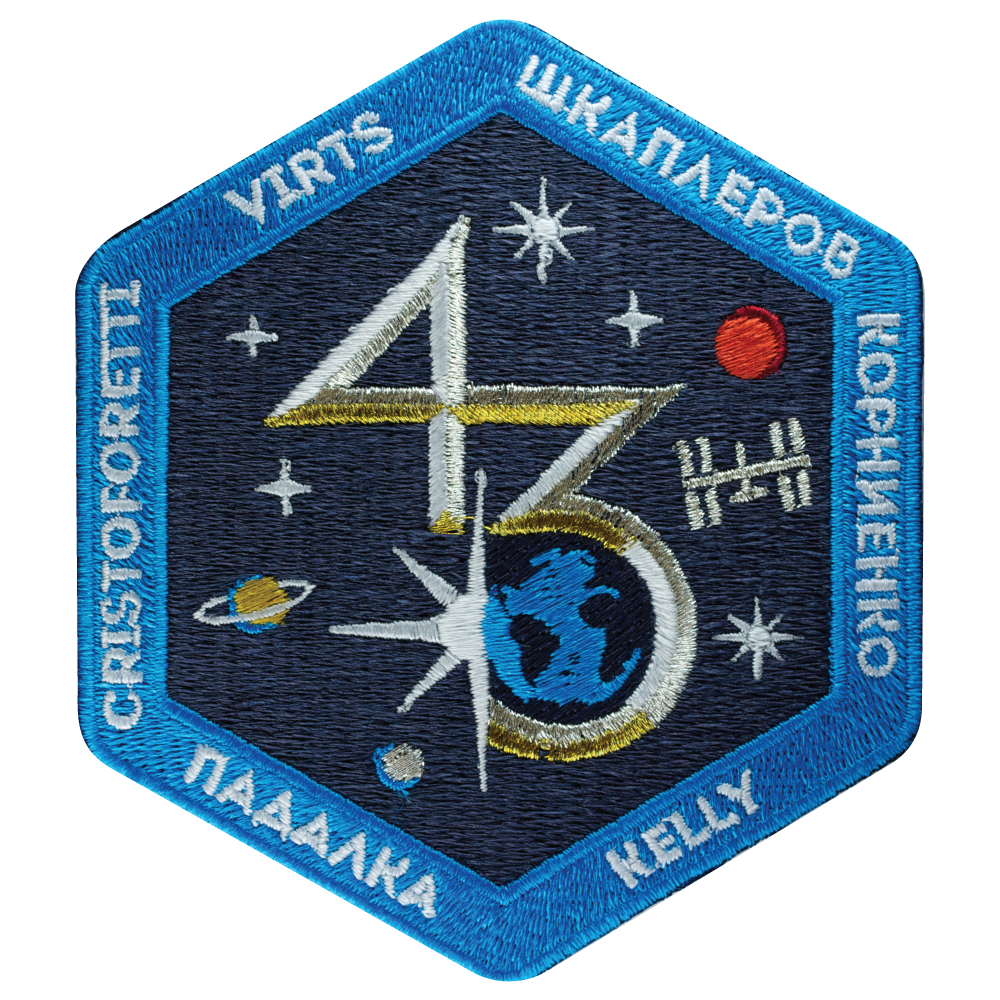 EXPEDITION 43 MISSION PATCH - The Space Store