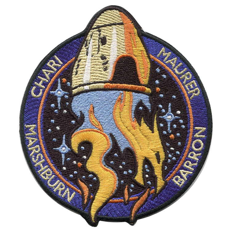 NASA SpaceX Crew 3 Mission Patch by AB Emblem