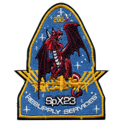 CRS 23 NASA SPACEX MISSION PATCH