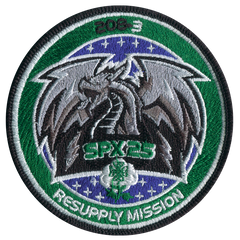 CRS SpaceX 25 Mission Patch 4