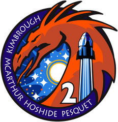 NASA SpaceX Crew-2 Mission Sticker