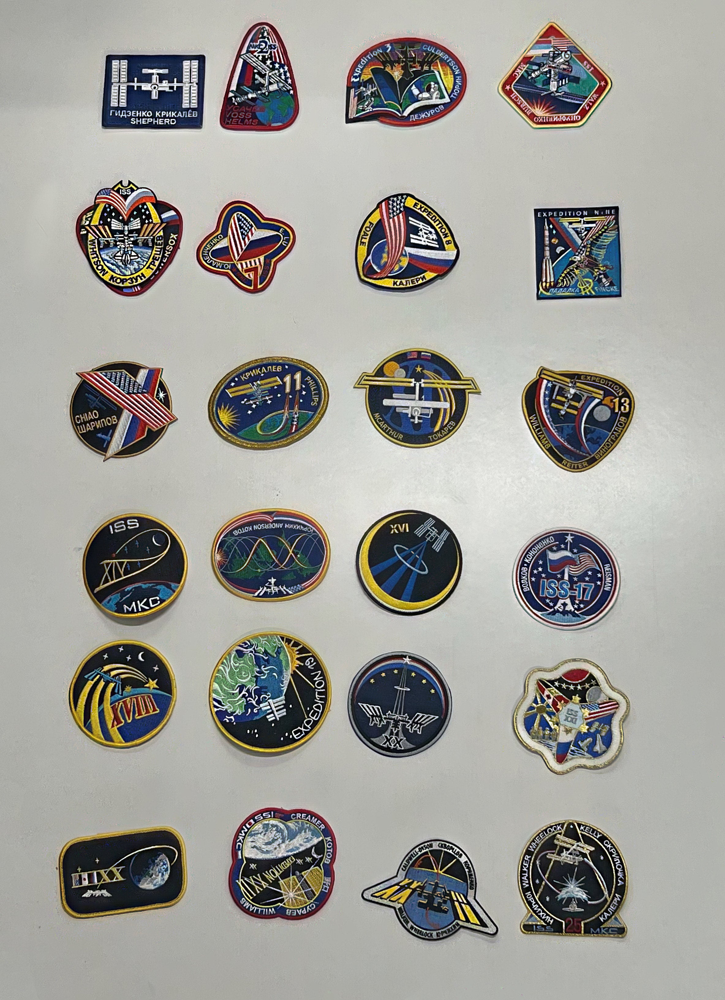 Expedition 1 through 68 missions- Patch set - The Space Store
