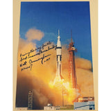 WALT CUNNINGHAM SIGNED & ANNOTATED APOLLO 7 LAUNCH - The Space Store