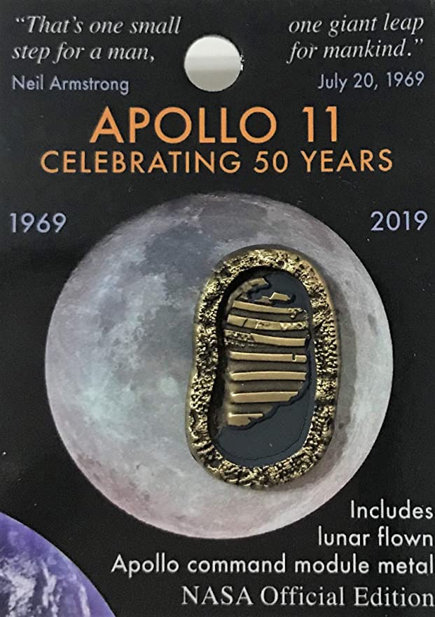 Apollo '50th Anniversary Promotional Edition' - Boot Print Pin - The Space Store