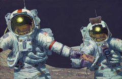 RIGHT STUFF FIELD GEOLOGISTS - Limited Edition Print by Alan Bean