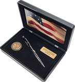 AG7-50LE – APOLLO 11 LIMITED EDITION 50TH ANNIVERSARY ASTRONAUT PEN & COIN SET WITH SPACE FLOWN MATERIAL