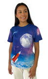 ARTEMIS SLS Rocket to the moon kids t-shirt 2T to 7