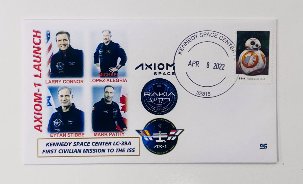 AXIOM SPACE 1 Launch Cover with crew - The Space Store