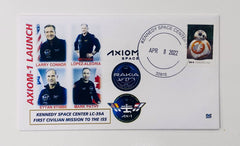 AXIOM SPACE 1 Launch Cover with crew