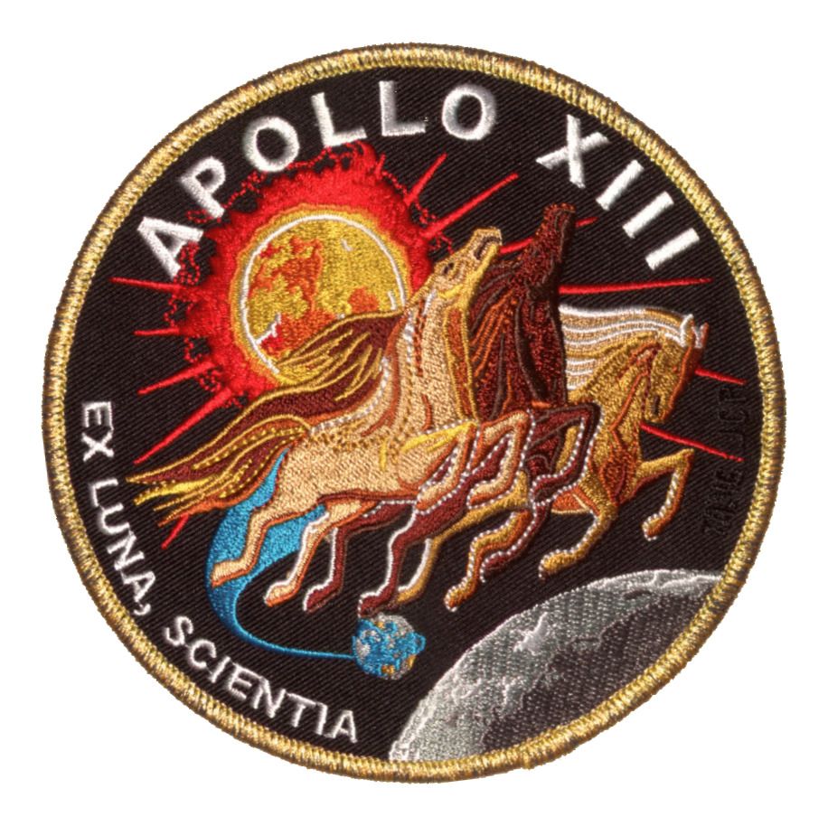 Apollo 13 Commemorative 5" Mission Patch - The Space Store