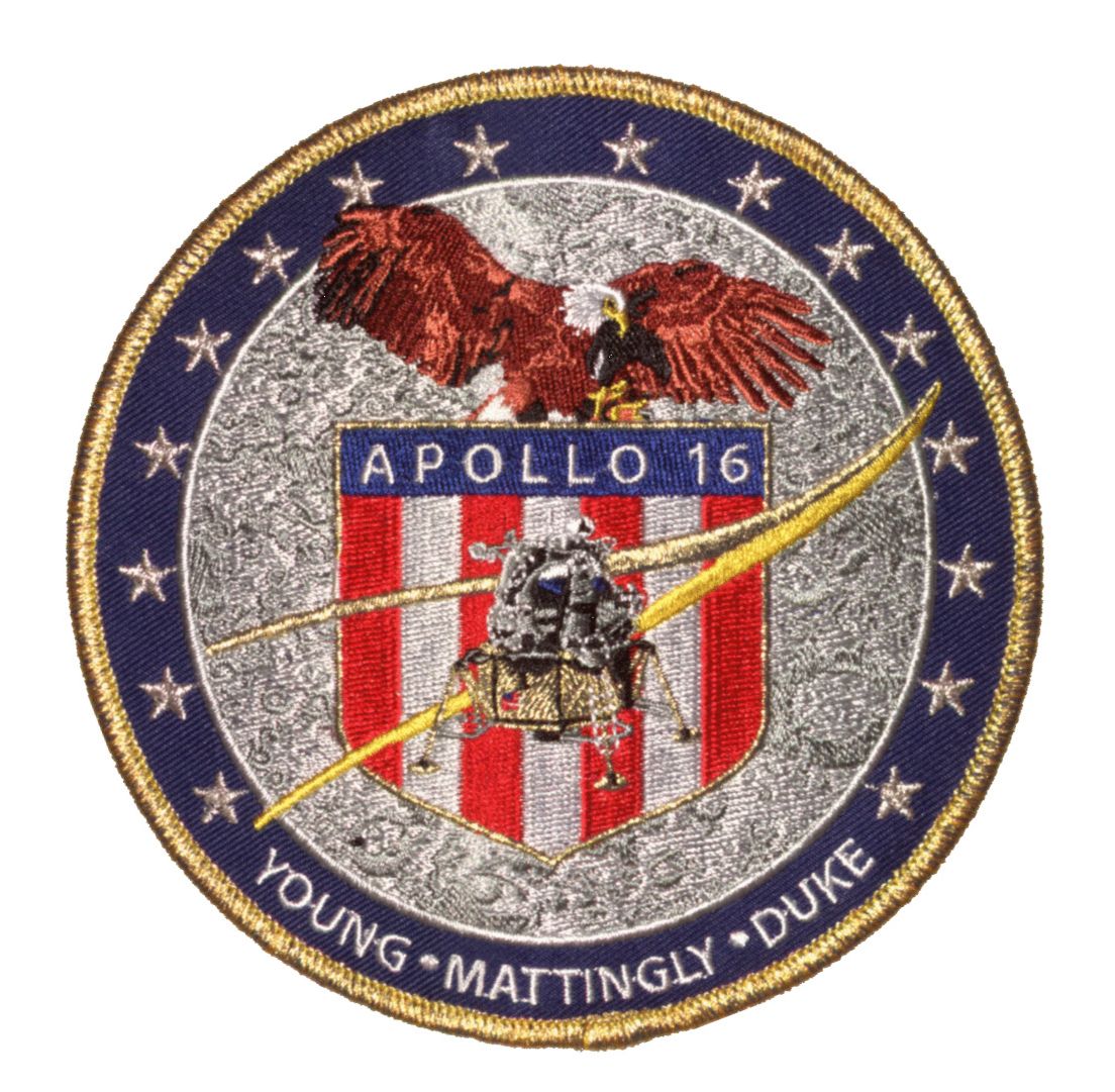 Apollo 16 Commemorative 5" Mission Patch - The Space Store