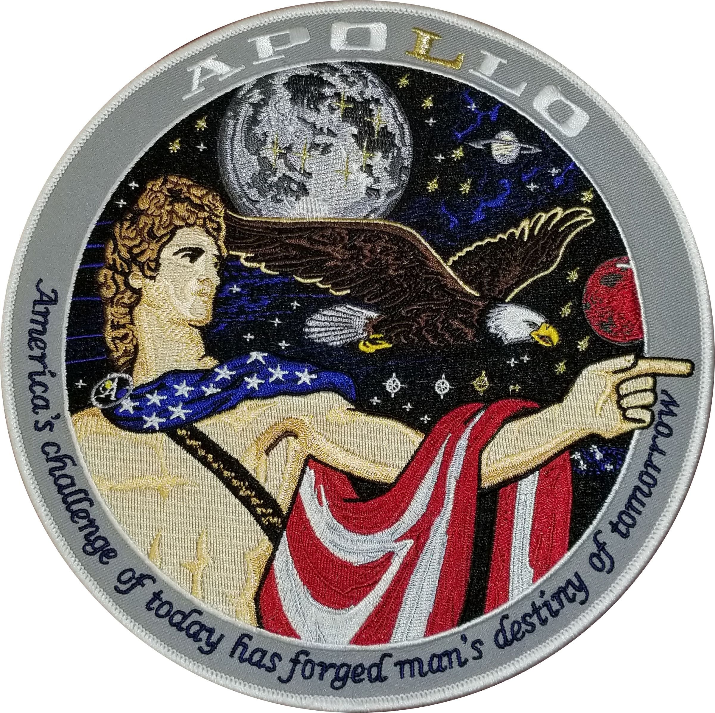 Apollo Commemorative Spirit 8" Back Patch - The Space Store