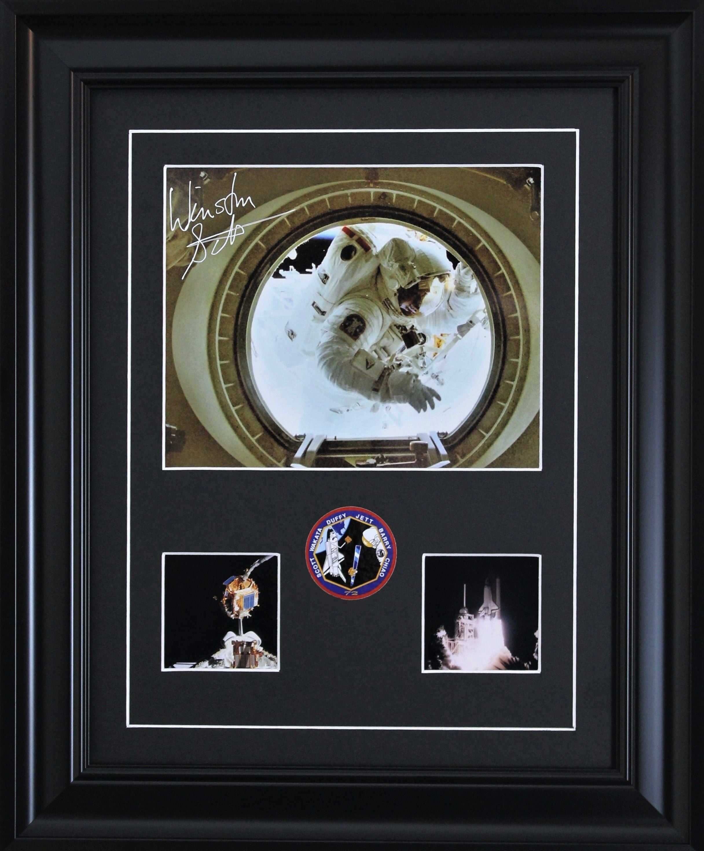 STS-72 photographic print signed by Mission Specialist Winston Scott - The Space Store