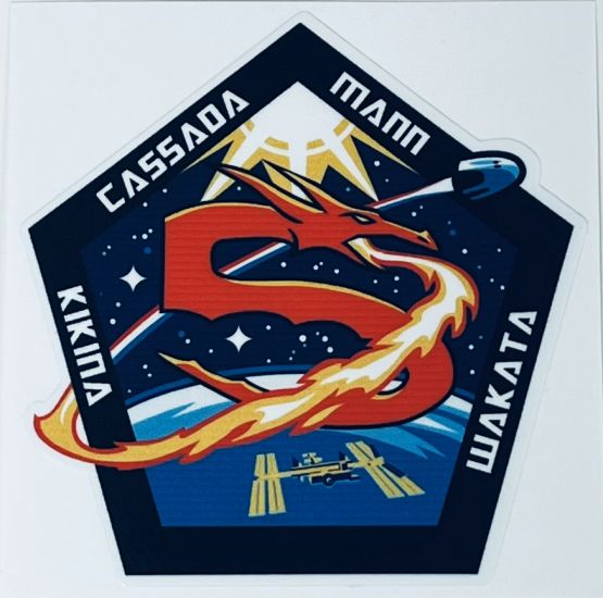 NASA SPACEX Crew 5 Mission Sticker wih crew names - The Space Store