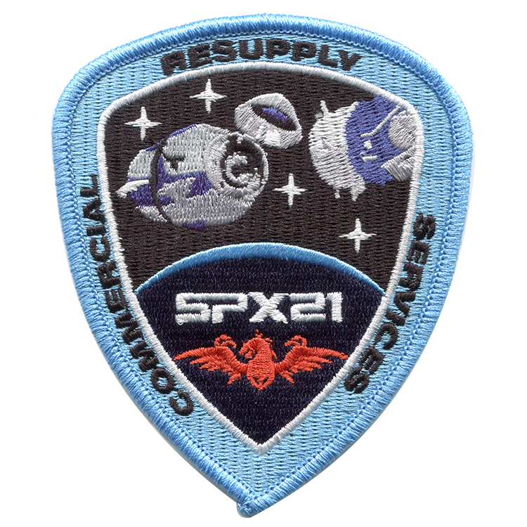 SPACEX CRS 21 Mission Patch - NASA version