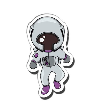 "Astronaut Girl" Window Decal 3" - Vinyl Decal