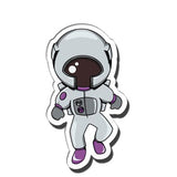"Astronaut Girl" Window Decal 3" - Vinyl Decal - The Space Store