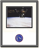 Spider over Land' 8" x 10 Autographed & Framed Photo - The Space Store