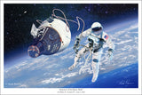 "America's First Space Walk" - 11" x 14" or 16" x 24" - The Space Store