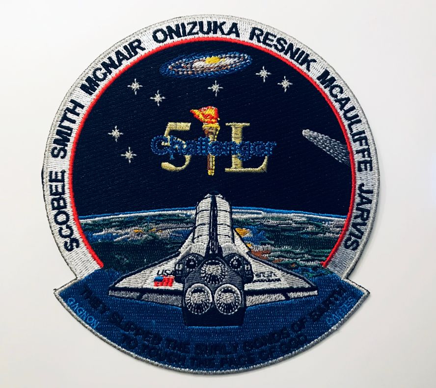 CHALLENGER 51L MEMORIAL PATCH by Artist Tim Gagnon - The Space Store