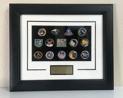 *Framed Apollo Pin Set