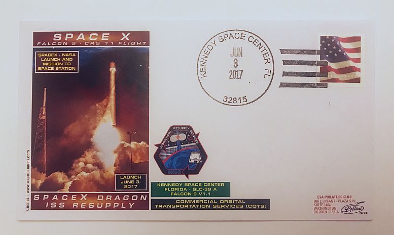 SPACEX CRS 11 MISSION LAUNCH COVER - The Space Store