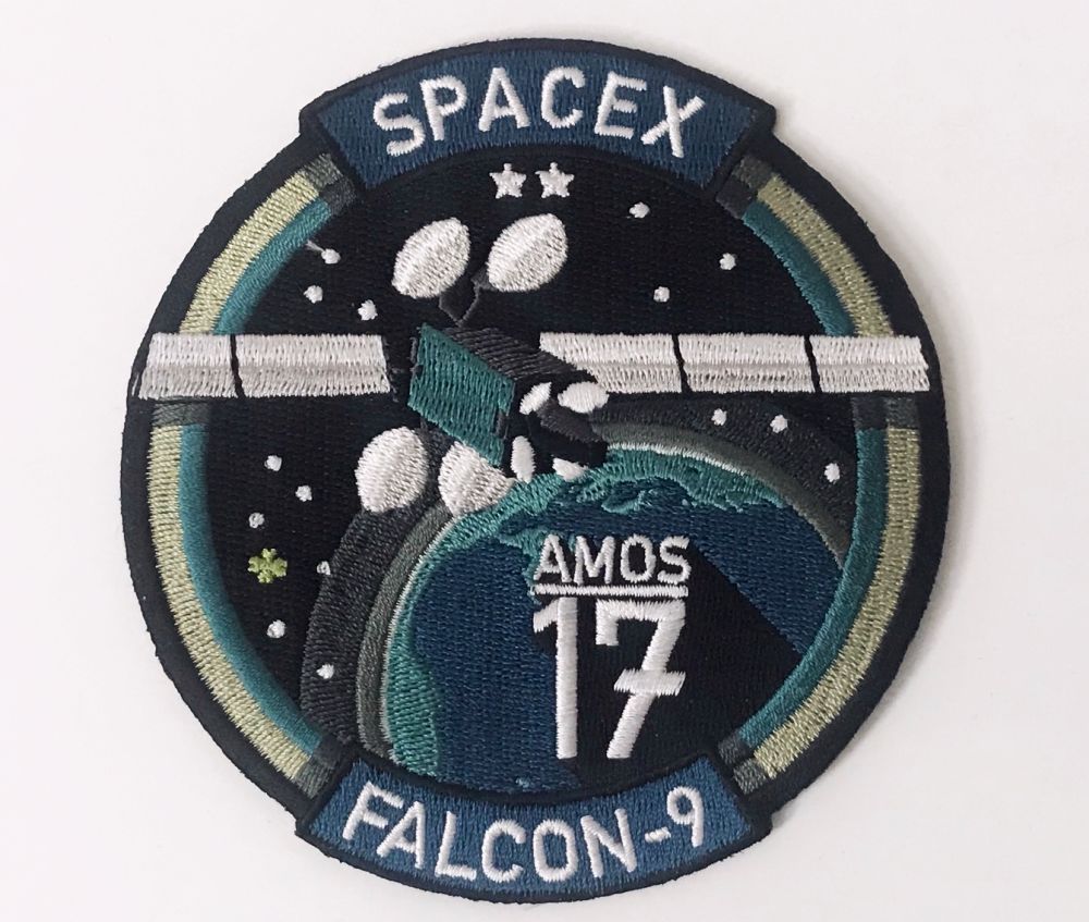 SPACEX AMOS-17 MISSION PATCH - The Space Store