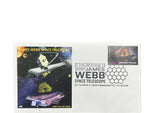 JAMES WEBB SPACE TELESCOPE Mission First Day of Issue Cover (version 2) - The Space Store