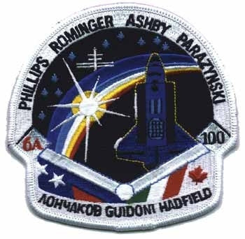 STS-100 Mission Patch - The Space Store