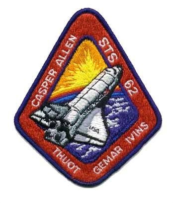 STS-62 Mission Patch - The Space Store