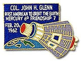 First American To Orbit The Earth Patch