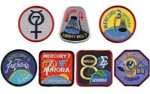 Mercury Missions Patch Set - The Space Store