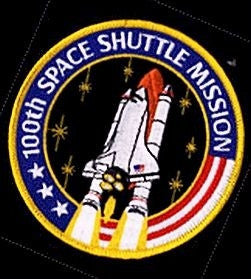 Parche para ropa astronauta 100th space shuttlemission