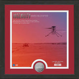 Mars Ingenuity Helicopter First Powered Flight on Mars Silver Coin Photo Mint