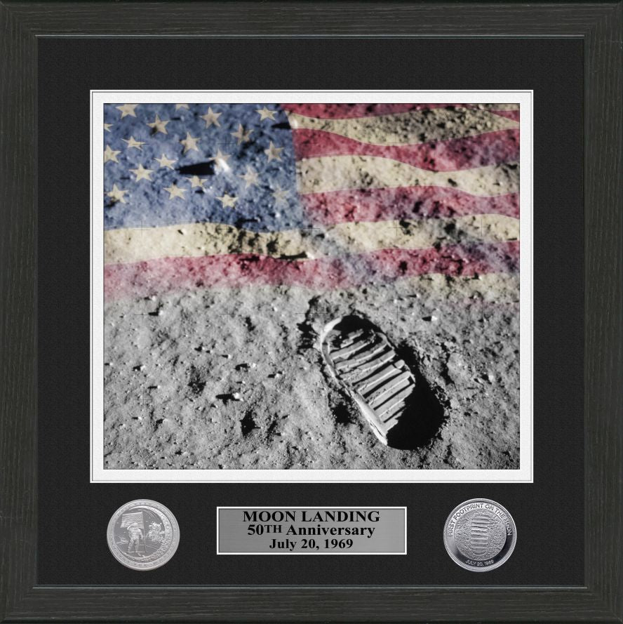 MOON LANDING 50th ANNIVERSARY FRAME - The Space Store