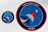 NASA Exploration Patch from AB Emblem in 4 or 10 inch
