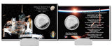 Space Shuttle Program Night Silver Coin Card - The Space Store