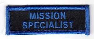 Mission Specialist Patch - The Space Store