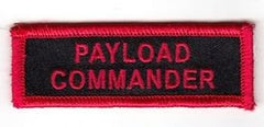 Space Shuttle Program 'Astronaut Payload Commander' Patch