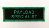 Payload Specialist Patch - The Space Store