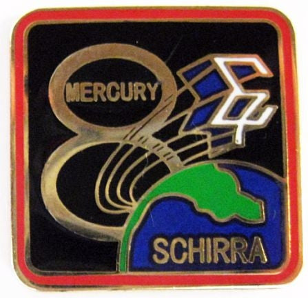 Mercury 8 Mission Lapel Pin - The Space Store