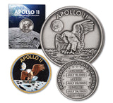 Apollo 11 50th Anniversary Robbins Commemorative 1oz Silver Plated