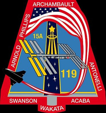 STS-119 Mission Sticker - The Space Store