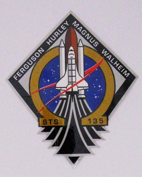 STS-135 Mission Sticker | The Space Store