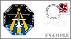 STS-121 Launch/Landing Postmarked Envelope (cover)