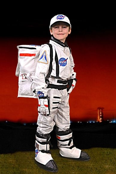Full Astronaut 5 Piece Suit (White) - Size 8/10 - The Space Store