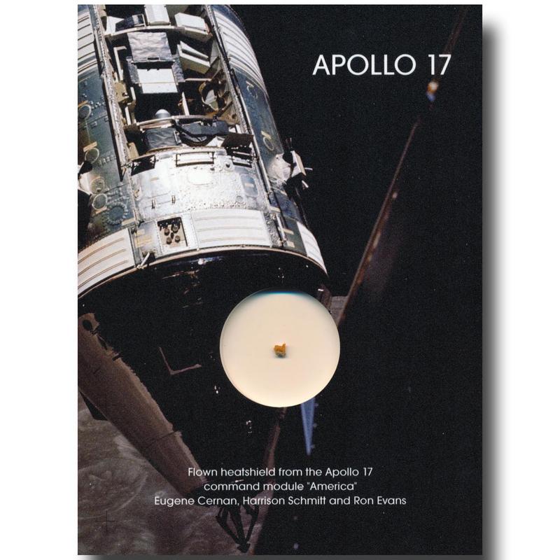 APOLLO 17 FLOWN HEATSHIELD FRAGMENT PRESENTATION - The Space Store