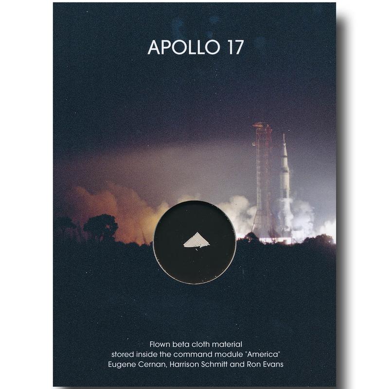 Apollo 17 Flown Beta Cloth Presentation - The Space Store